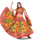 Banjara India Cotton Long Flair Aari Embroidery Kutch Work