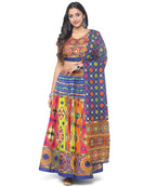 Banjara India Cotton Long Flair Aari Embroidery Kutch Work