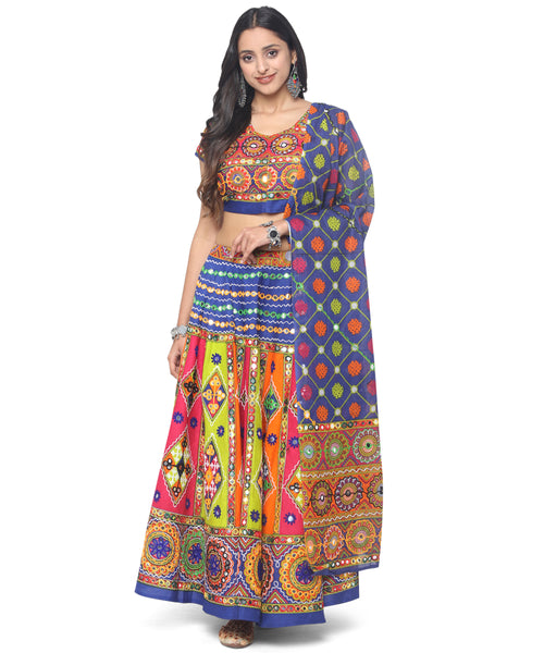 Banjara India Cotton Long Flair Aari Embroidery Kutch Work