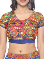 Banjara India Cotton Long Flair Aari Embroidery Kutch Work