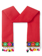 Banjara India Kutchi Emboidered Black Girls Chaniya Choli with Dupatta (CC-POP) - Mango