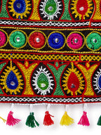 Banjara India Kutchi Emboidered Black Girls Chaniya Choli with Dupatta (CC-POP) - Mango