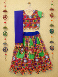 Banjara India Kutchi Embroidered Girls Chaniya Choli with Dupatta (CC-PTW) - GREEN