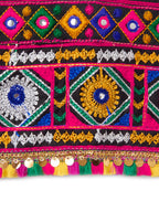 Banjara India Kutchi Emboidered Blue Girls Chaniya Choli with Dupatta (CC-PTW) - Pink
