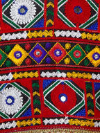 Banjara India Kutchi Emboidered Blue Girls Chaniya Choli with Dupatta (CC-PTW) - Yellow