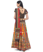 Banjara India Cotton Long Flair Aari Embroidery Kutch Work