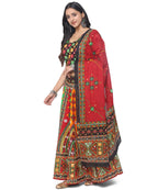 Banjara India Cotton Long Flair Aari Embroidery Kutch Work