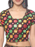 Banjara India Cotton Long Flair Aari Embroidery Kutch Work