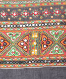 Banjara India Cotton Long Flair Aari Embroidery Kutch Work (Lehenga Choli) Chaniya Choli Set with Dupatta-Temple-03