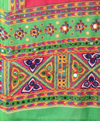 Banjara India Cotton Long Flair Aari Embroidery Kutch Work