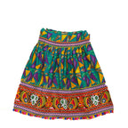 Kutchi Embroidered Cotton Chaniya Choli Set For Girls (CC-TGL) - Green