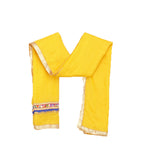 Kutchi Embroidered Cotton Chaniya Choli Set For Girls (CC-TGL) - Blue + Dupatta