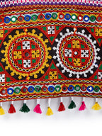 Banjara India Kutchi Embroidered Girls Chaniya Choli with Dupatta (CC1-BWR) - Blue