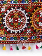 Banjara India Kutchi Embroidered Girls Chaniya Choli with Dupatta (CC1-BWR) - Red