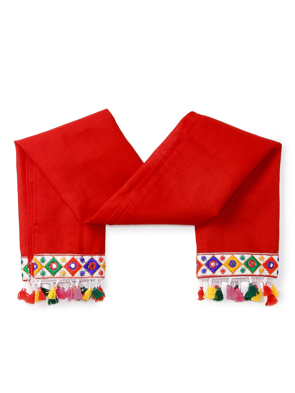 Banjara India Kutchi Emboidered Black Girls Chaniya Choli with Dupatta (CC1-RJS) - Black