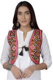 Cotton Kutchi Embroidered Short Jacket/Koti/Shrug (CJK-01) -Black