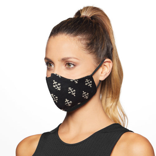 Gamthi Cotton Womens 2 layers Face Mask by (Assorted colours/designs)