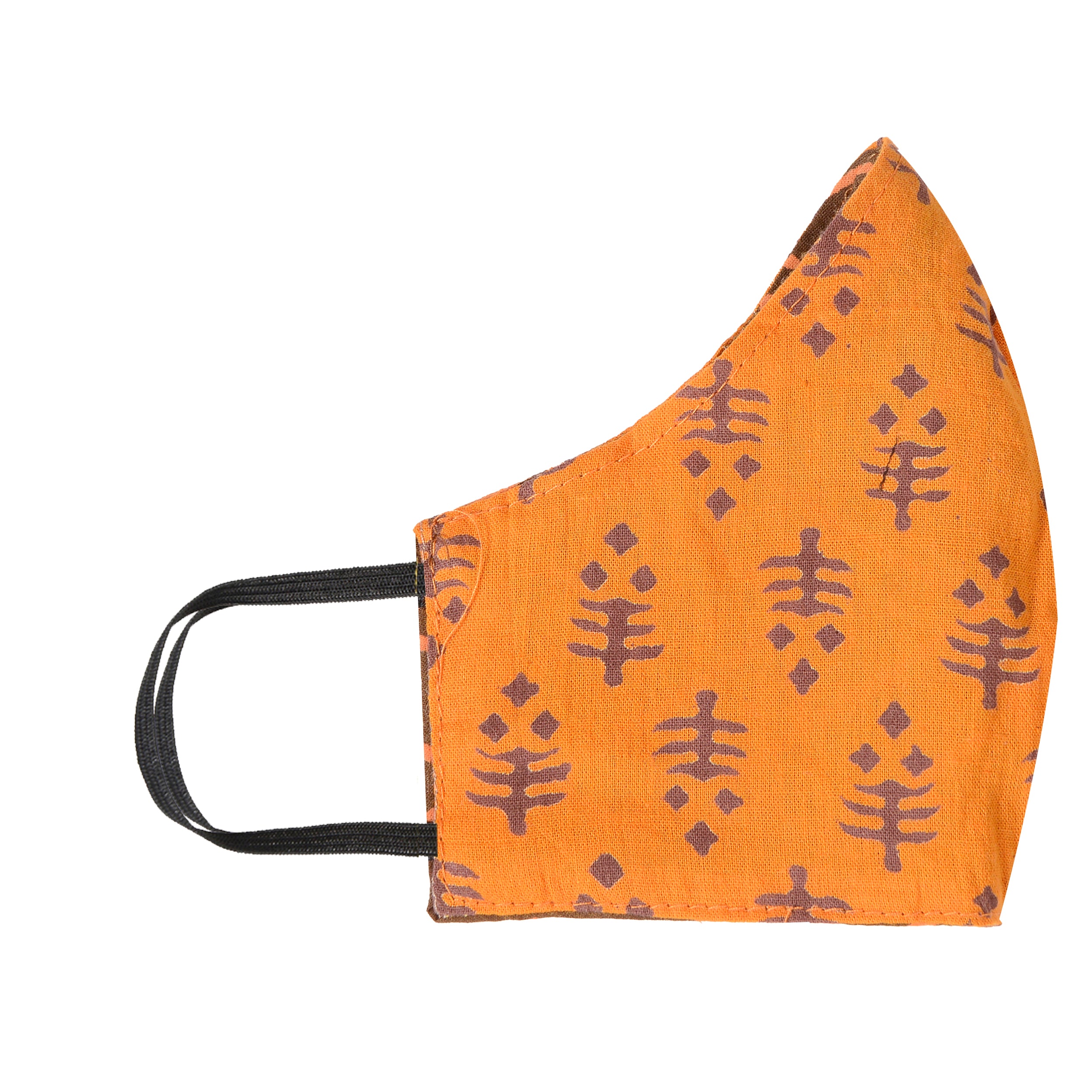 Gamthi Cotton Womens 2 layers Face Mask by (Assorted colours/designs)