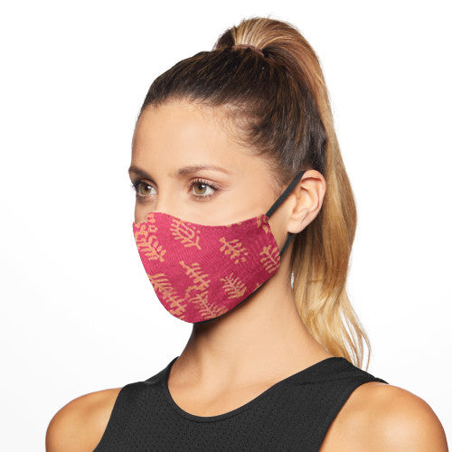 Gamthi Cotton Womens 2 layers Face Mask by (Assorted colours/designs)