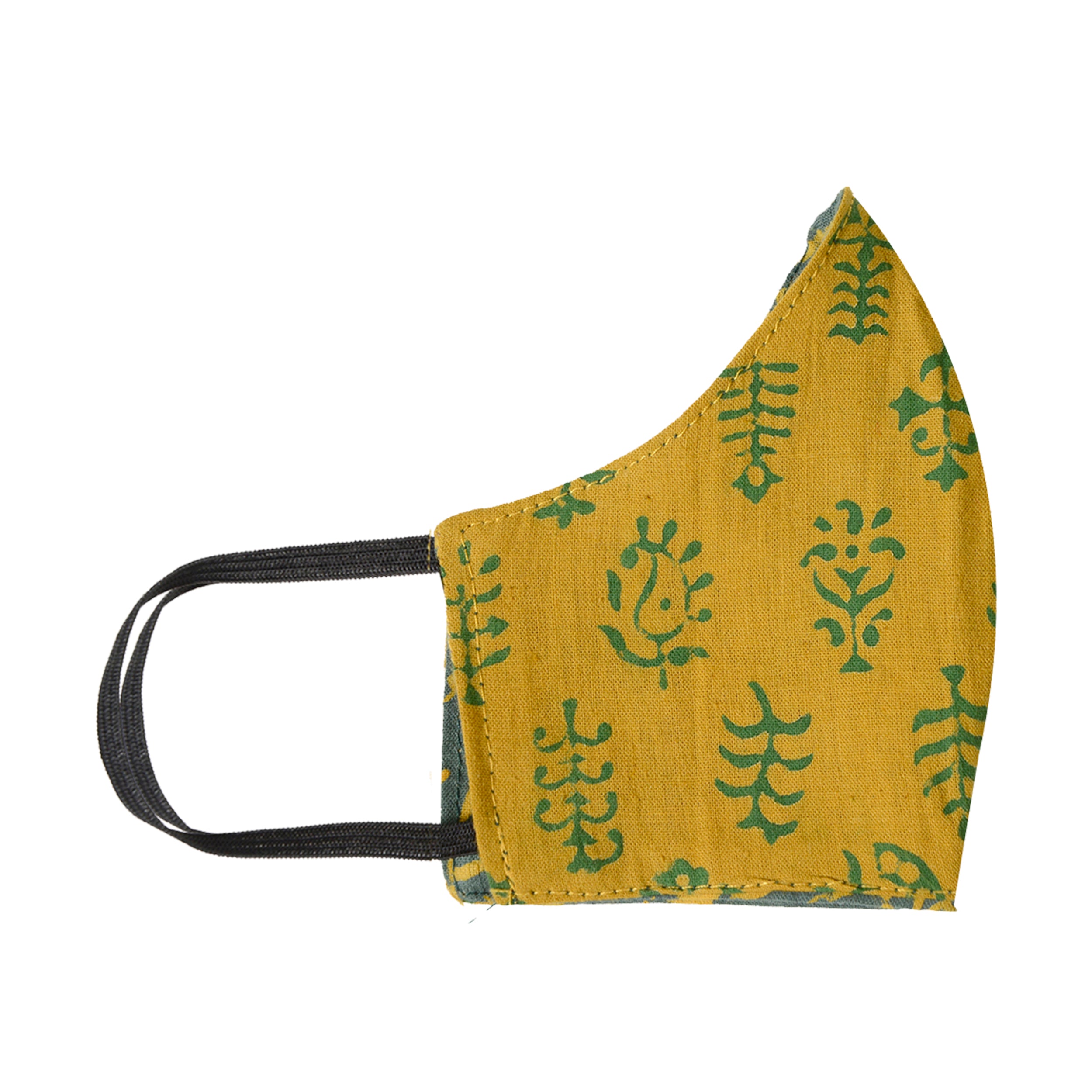 Gamthi Cotton Womens 2 layers Face Mask by (Assorted colours/designs)