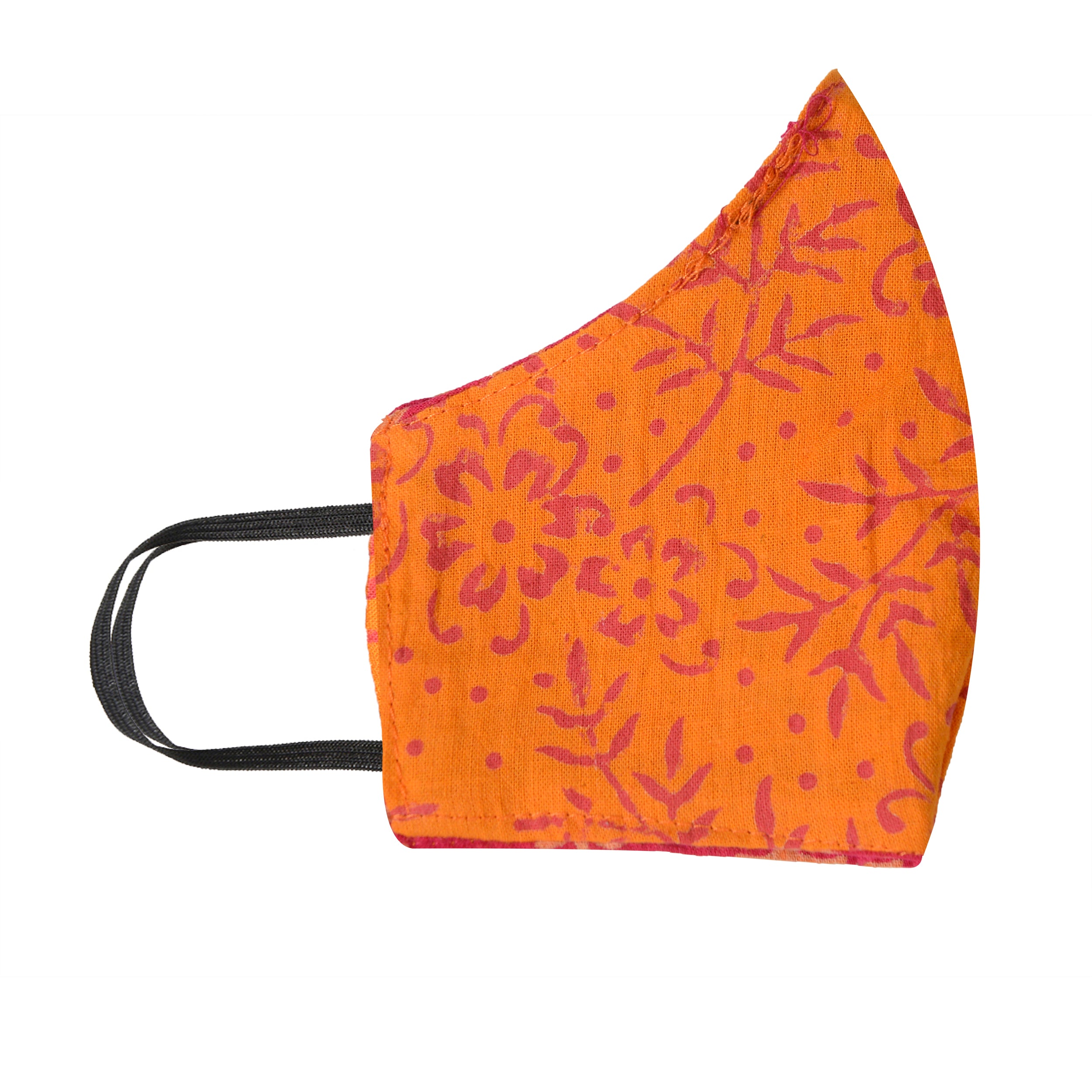 Gamthi Cotton Womens 2 layers Face Mask by (Assorted colours/designs)