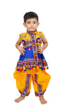 Embroidered Kedia Dhoti Set For Boys & Girls- KD-BGD-Blue