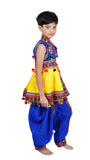 Embroidered Kedia Dhoti Set For Boys & Girls- KD-BGD-Yellow