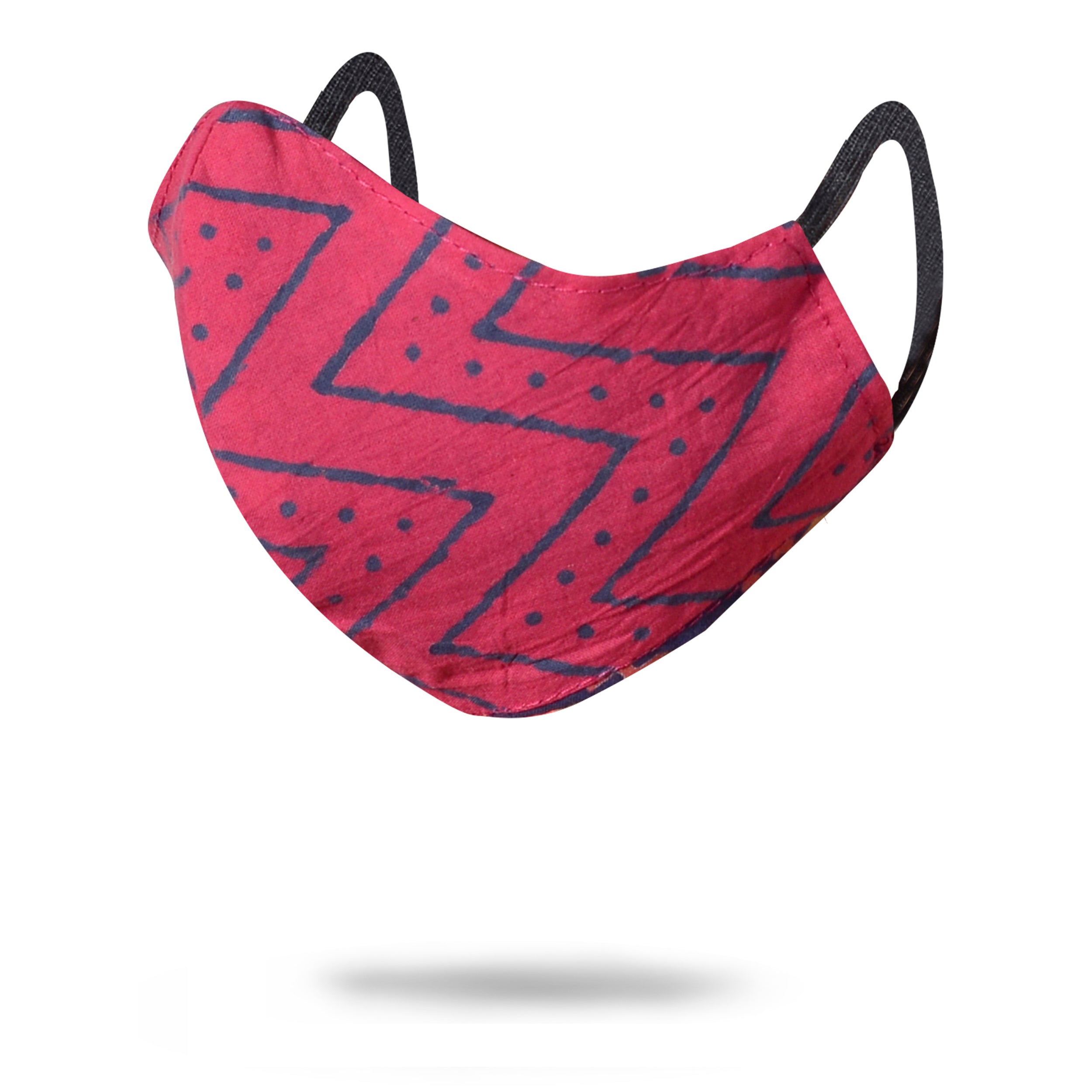 Gamthi Cotton Womens 2 layers Face Mask by (Assorted colours/designs)