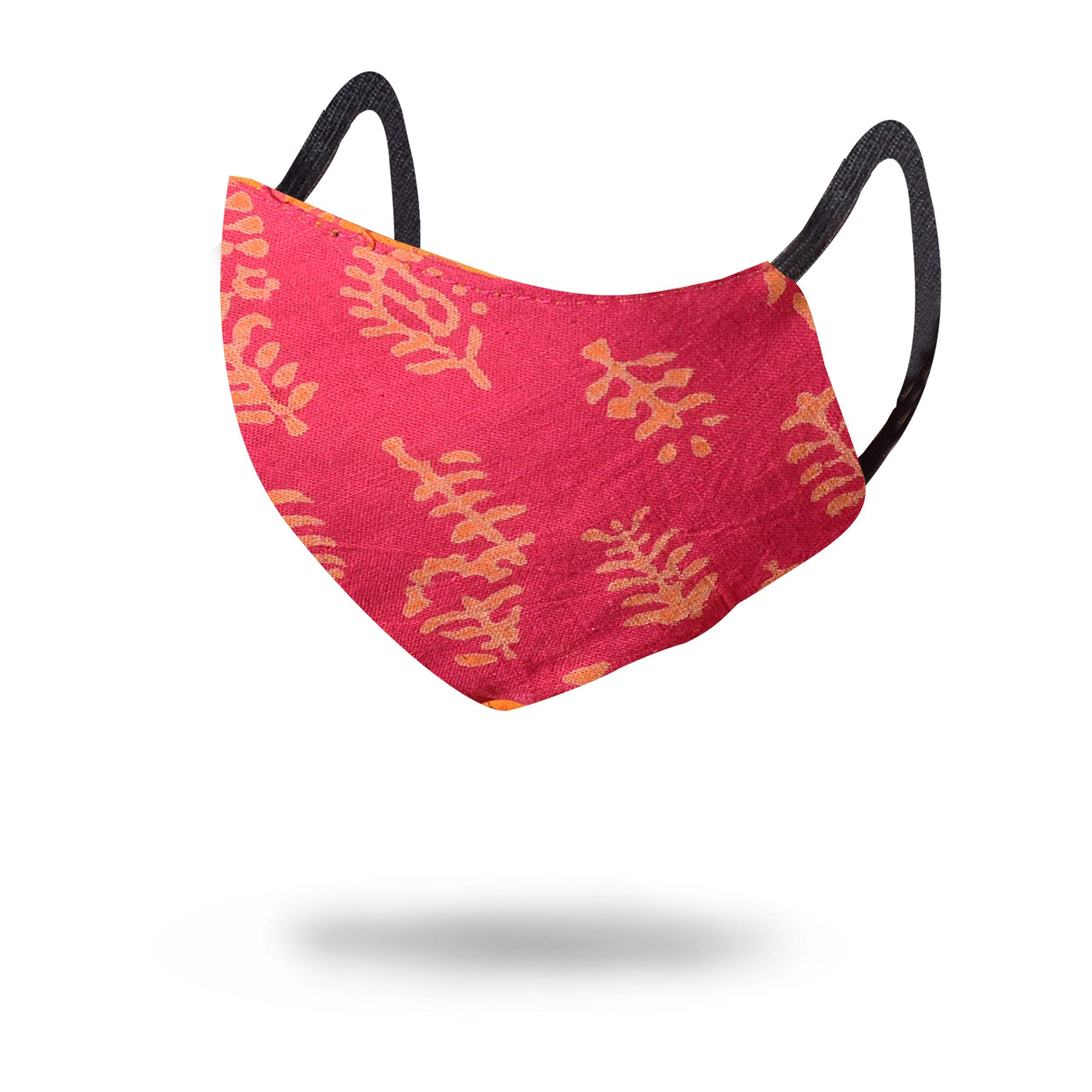 Gamthi Cotton Womens 2 layers Face Mask by (Assorted colours/designs)