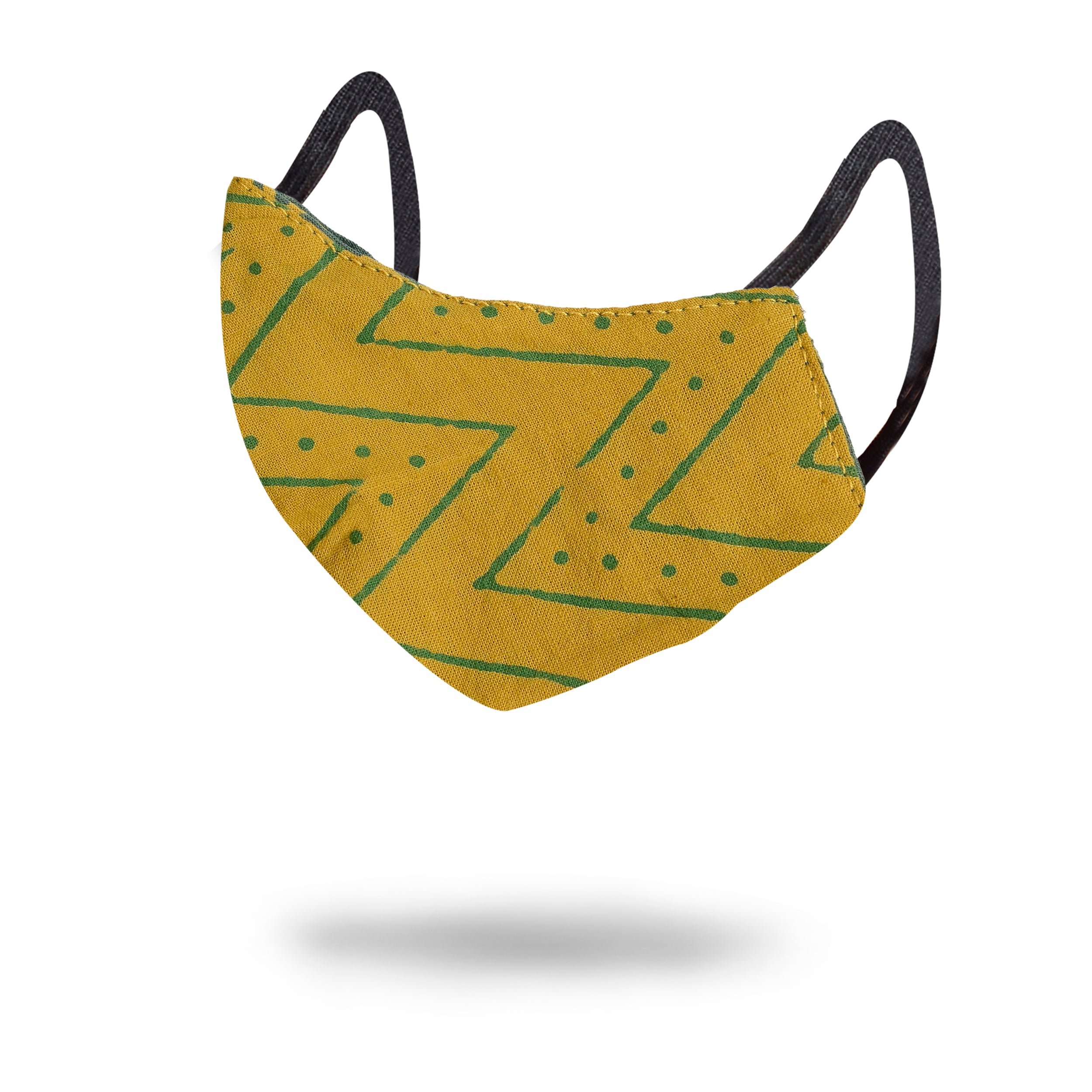 Gamthi Cotton Womens 2 layers Face Mask by (Assorted colours/designs)
