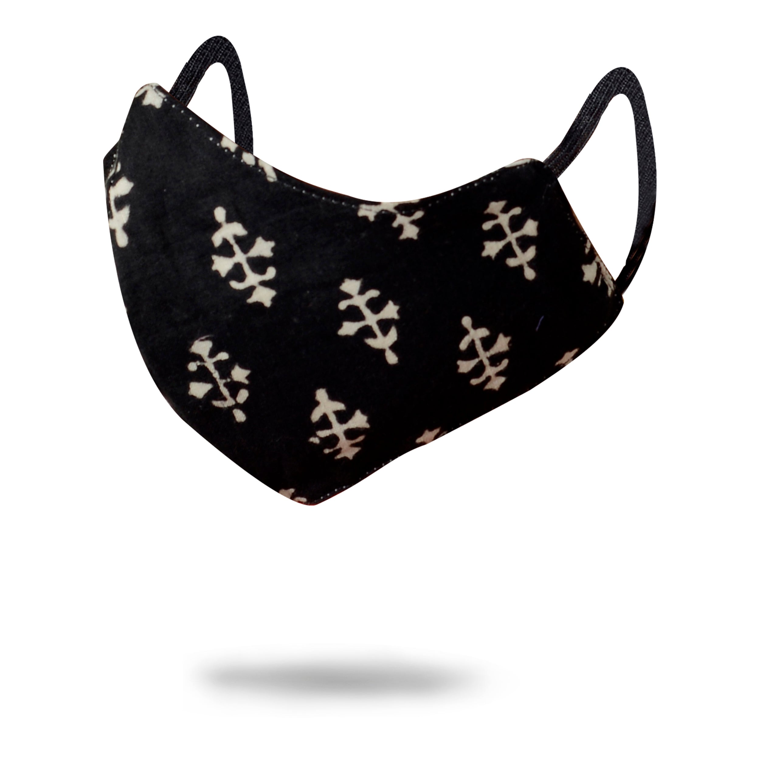 Gamthi Cotton Womens 2 layers Face Mask by (Assorted colours/designs)