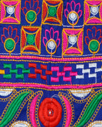 Square Kids Embroidered Ethnic Jacket - Blue
