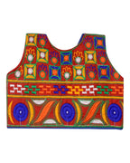 Square Kids Embroidered Ethnic Jacket - Red