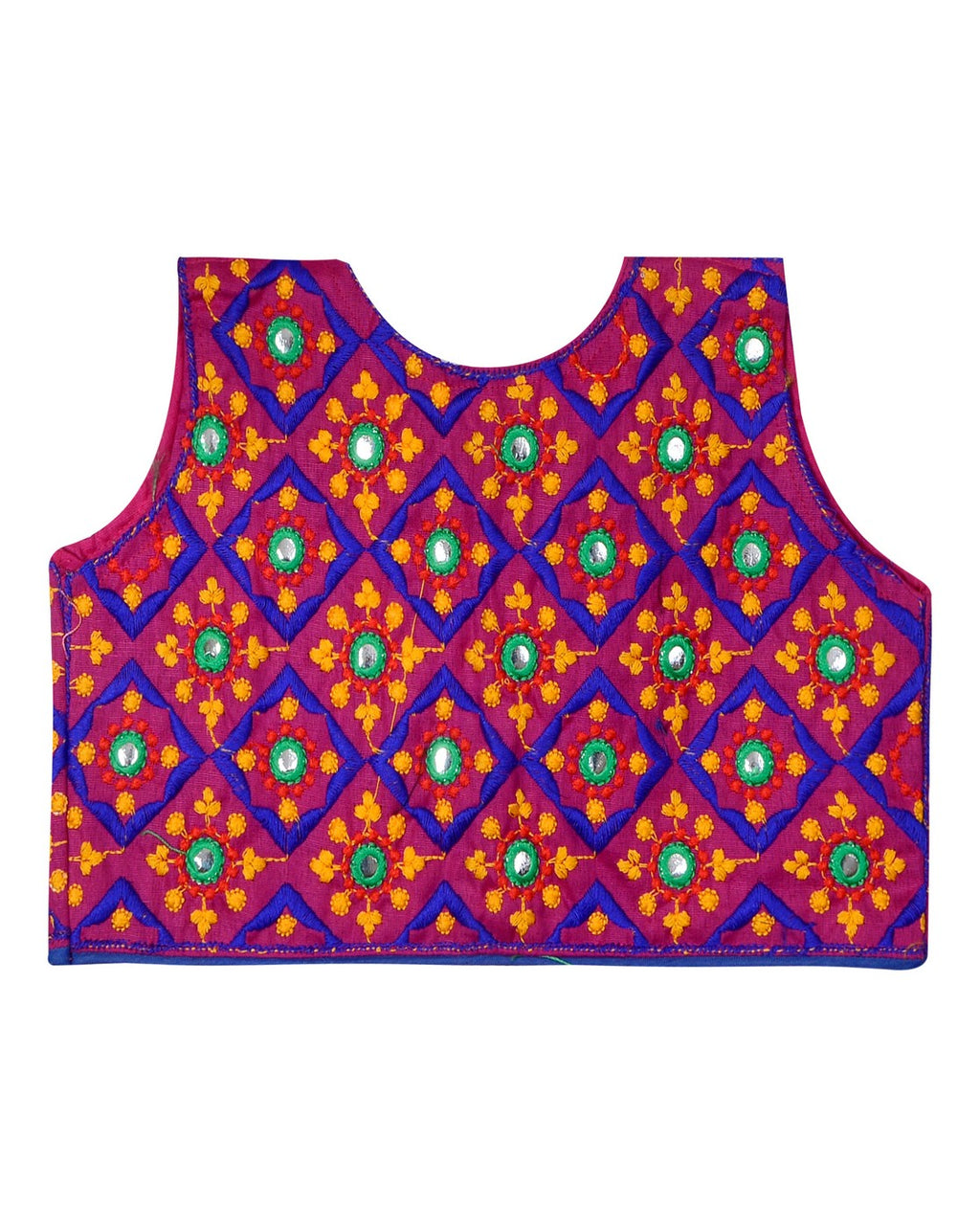 Corona Kids Embroidered Ethnic Jacket - Pink