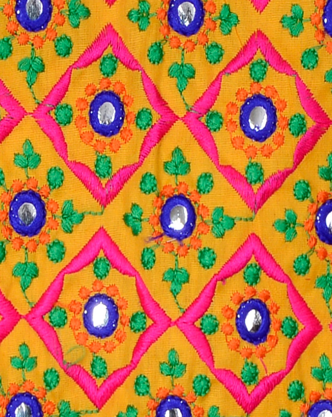 Corona Kids Embroidered Ethnic Jacket - Yellow