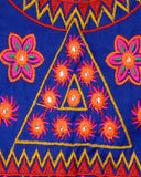 Star Embroidery Kids Ethnic Jacket - Blue