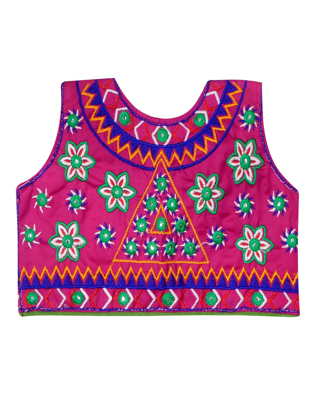Star Embroidery Kids Ethnic Jacket - Pink