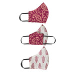 Gamthi Cotton Womens 2 layers Face Mask by (Assorted colours/designs)