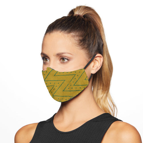 Gamthi Cotton Womens 2 layers Face Mask by (Assorted colours/designs)