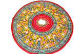 Banjara India Cotton Long Flair Aari Embroidery Kutch Work (Lehenga Choli) Chaniya Choli Set with Dupatta-GOL01