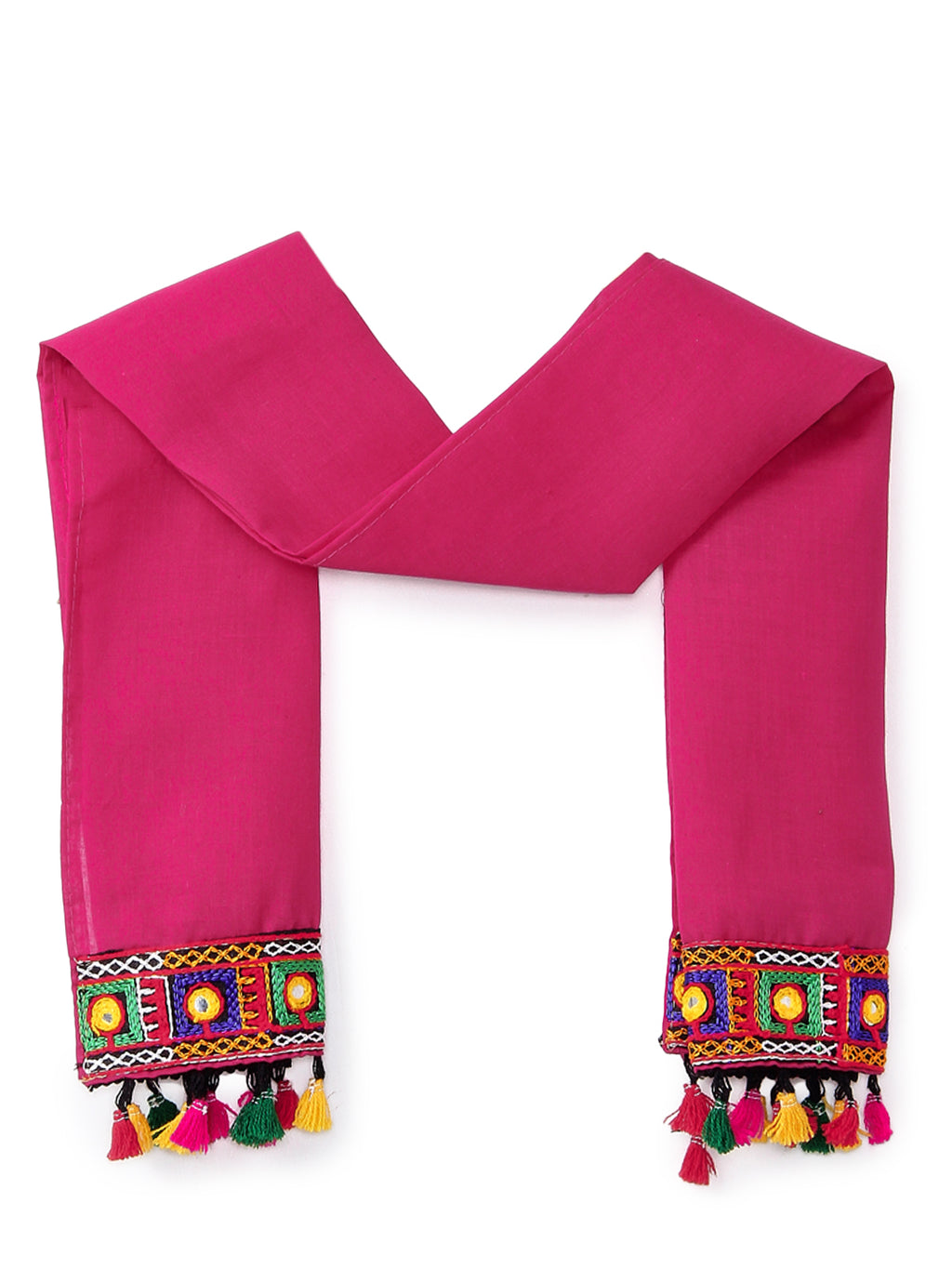Banjara India Kutchi Emboidered Black Girls Chaniya Choli with Dupatta (CC-WILD) - Blue