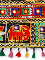 Banjara India Kutchi Emboidered Black Girls Chaniya Choli with Dupatta (CC-WILD) - Black