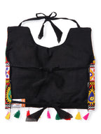 Banjara India Kutchi Emboidered Black Girls Chaniya Choli with Dupatta (CC-RJS) - Black