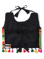 Banjara India Kutchi Emboidered Black Girls Chaniya Choli with Dupatta (CC-WILD) - Black