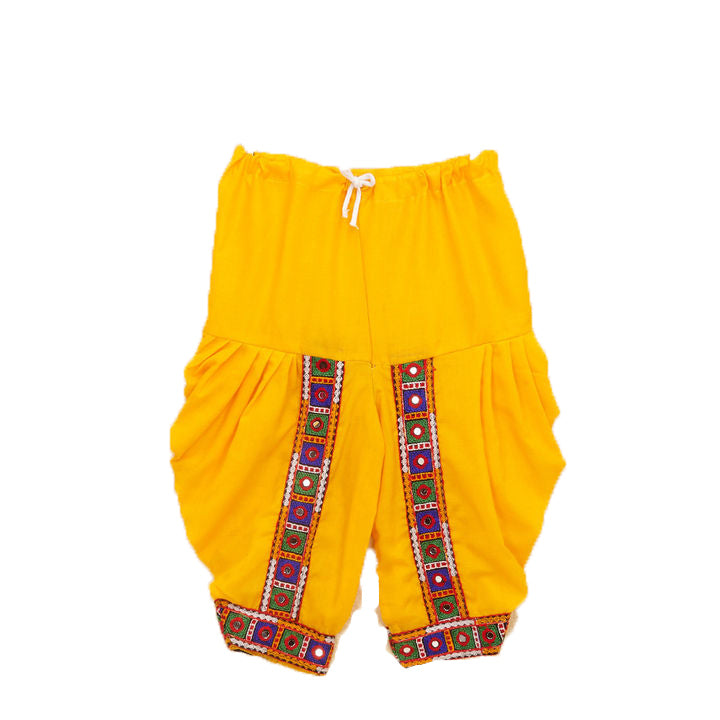 Embroidered Kedia Dhoti Set For Boys & Girls- KD-BGD-Red