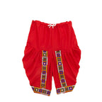Embroidered Kedia Dhoti Set For Boys & Girls- KD-BGD-White