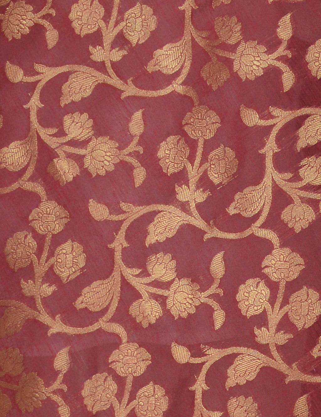 Banarasi Kora Silk Kiara Butti Dupatta- Maroon