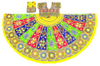 Banjara India Cotton Long Flair Aari Embroidery Kutch Work (Lehenga Choli) Chaniya Choli Set with Dupatta-KAJU02