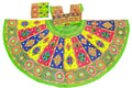 Banjara India Cotton Long Flair Aari Embroidery Kutch Work (Lehenga Choli) Chaniya Choli Set with Dupatta-KAJU03