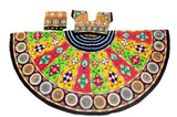 Banjara India Cotton Long Flair Aari Embroidery Kutch Work (Lehenga Choli) Chaniya Choli Set with Dupatta-KAJU04